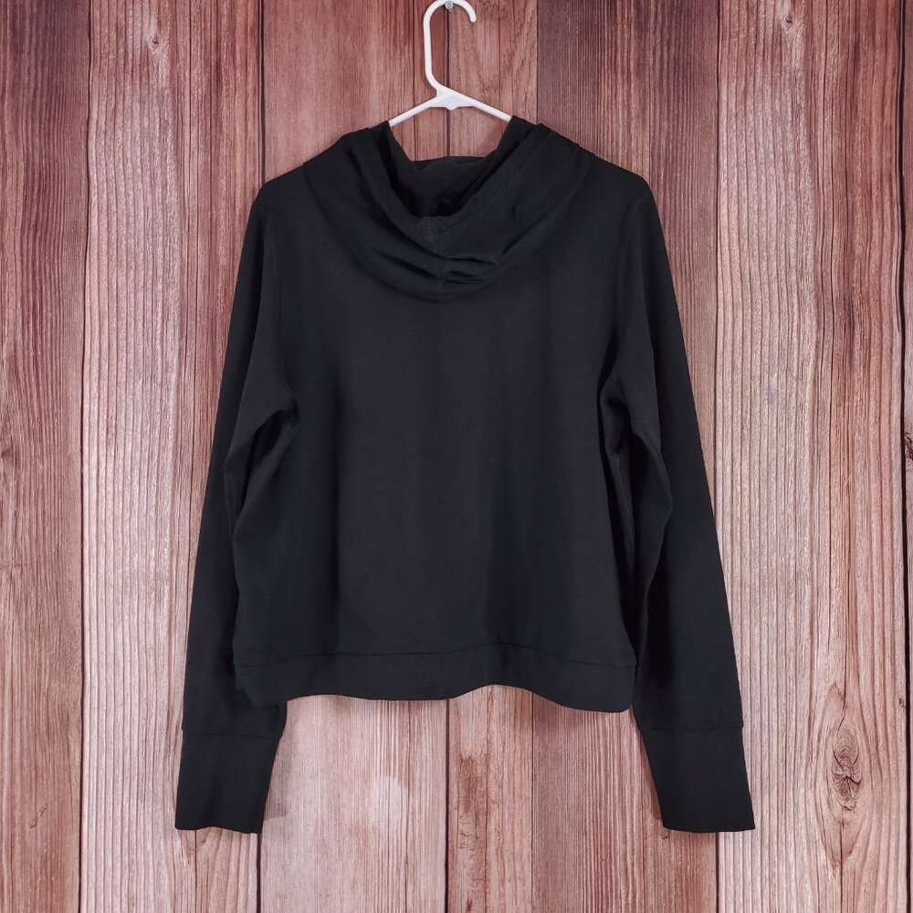 Vuori Black Hoodie with White Drawstrings - Picture 6 of 12